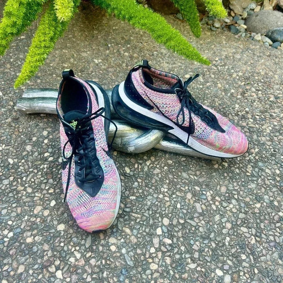 Nike Air Max Flyknit Racer Multicolor Soccer Sneakers Size 10 - Picture 9 of 9